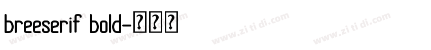 breeserif bold字体转换 breeserif bold字体转换
